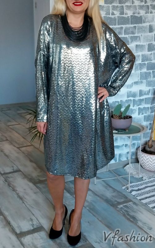 Сребриста рокля