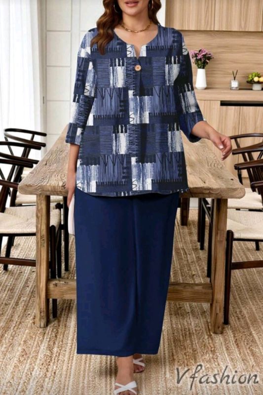 Комплект панталон и блуза с копче