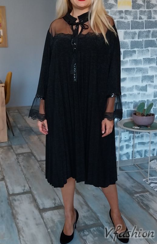 Рокля солей с тюл