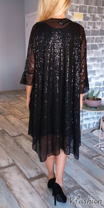 Официална рокля с пайети