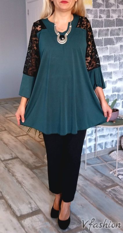 Туника с дантела