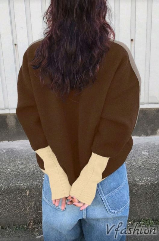 Пуловер с акценти