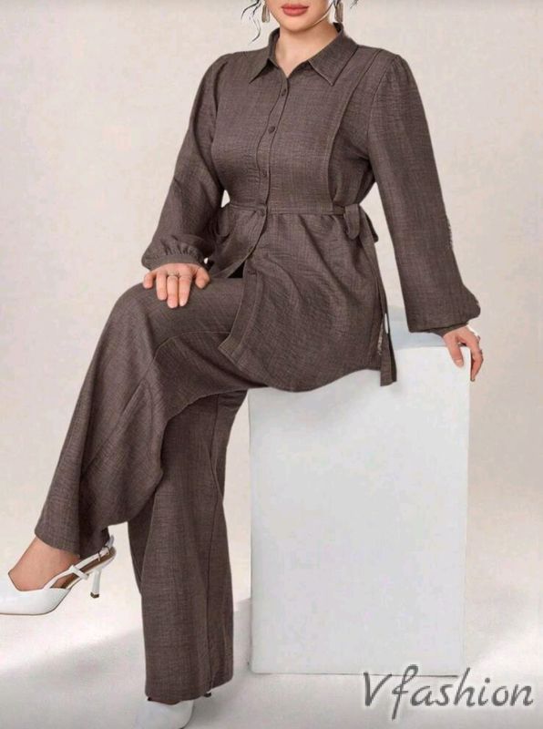 Комплект панталон и дълга риза