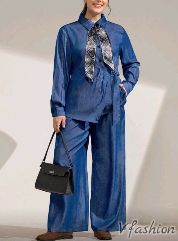 Комплект панталон и риза с шалче