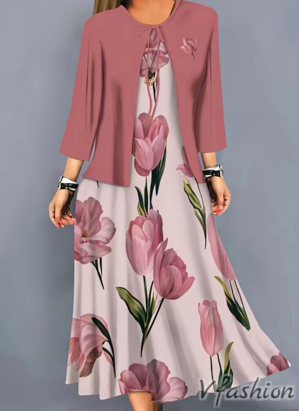 Комплект рокля на лалета и наметка