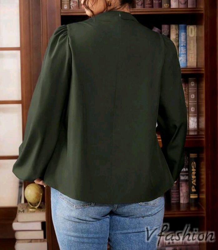 Елегантна блуза - зелена