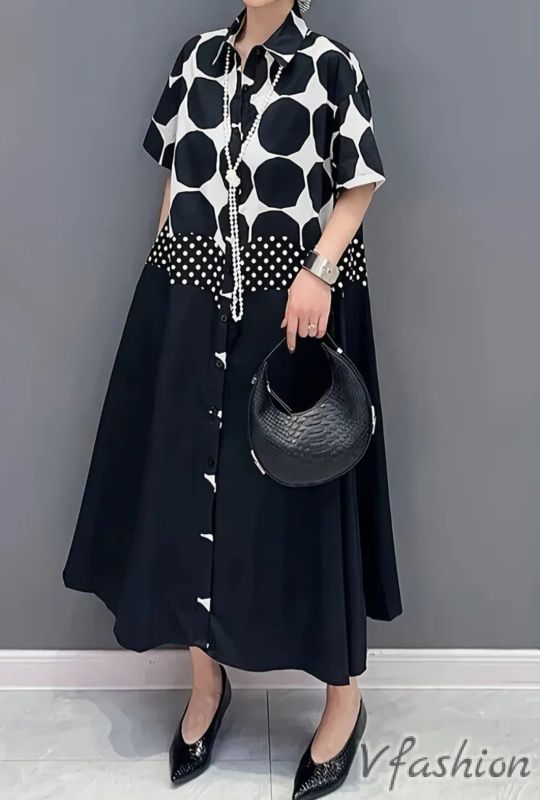 Рокля-риза на точки
