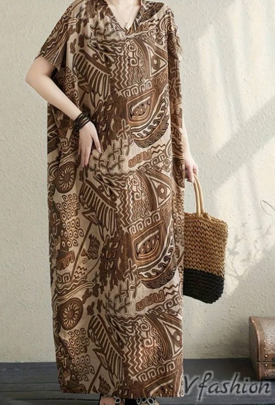 Дълга рокля в бохо стил