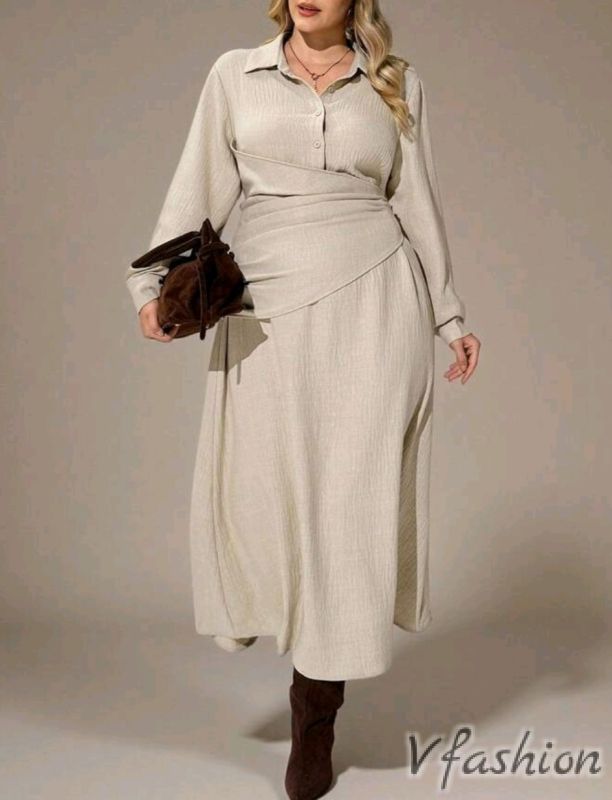 Дълга рокля с връзка