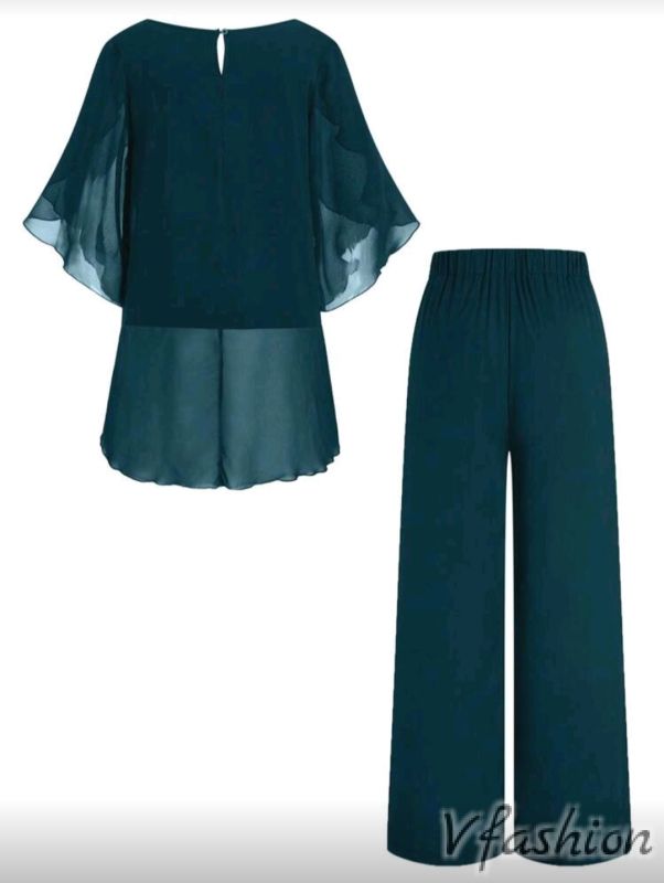 Комплект панталон и шифонена туника