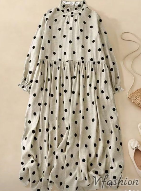Рокля с копчета на точки