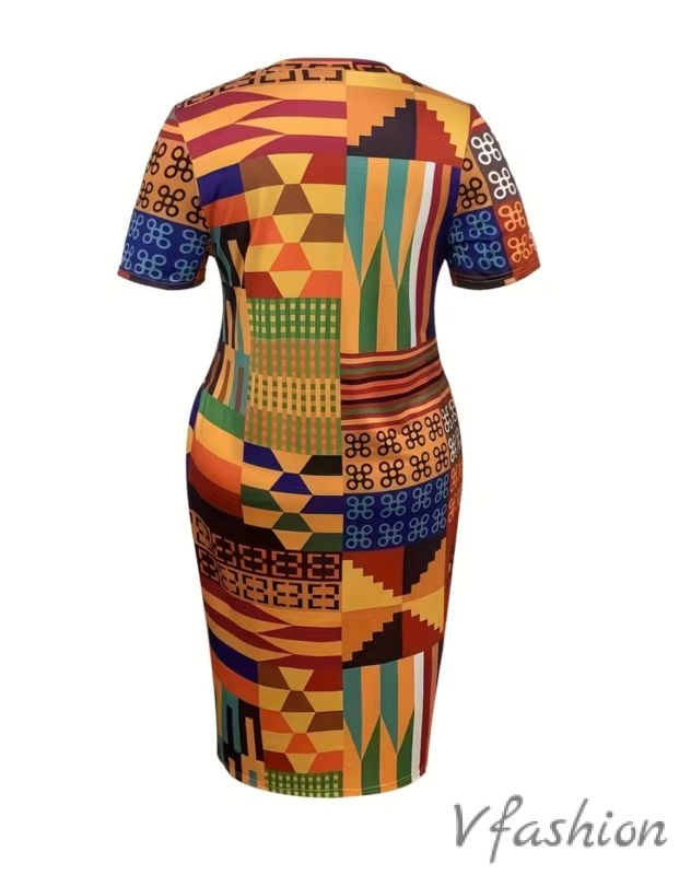 Еластична рокля с джобове