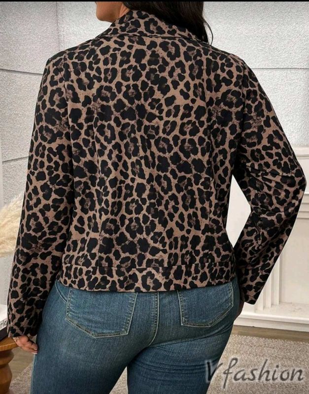Пролетно яке с леопардов принт