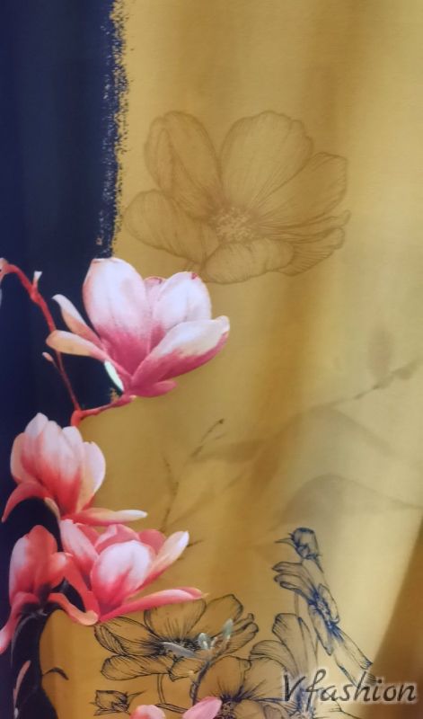 Шифонена рокля с принт